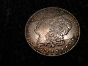 1921 D Morgan Dollar...