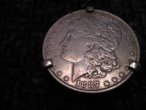 1887 Morgan Dollar money clip...