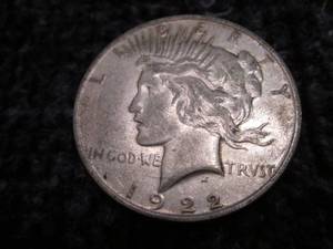 1922 D Peace Dollar...
