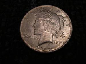 1922 Peace Dollar...