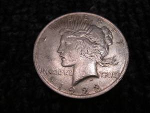 1923 Peace Dollar...