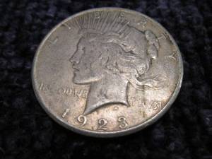 1923 S Peace Dollar...