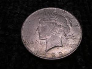 1922 Peace Dollar...