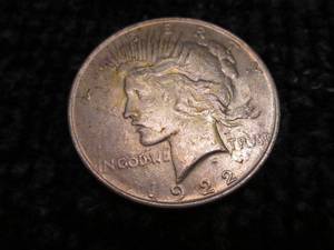 1922 Peace Dollar...
