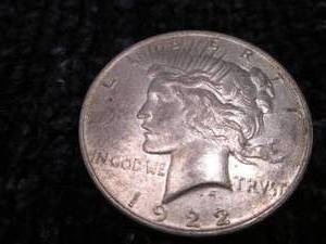 1922 Peace Dollar...