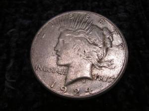 1924 S Peace Dollar...