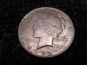 1922 Peace Dollar...