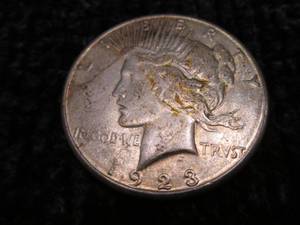1923 S Peace Dollar...