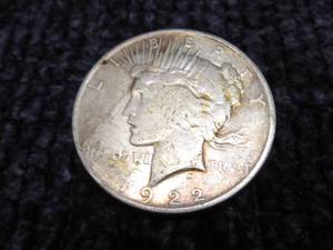 1922 D Peace Dollar...