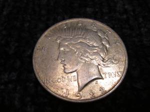 1922 D Peace Dollar...
