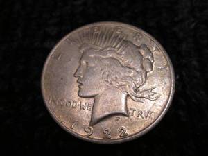 1922 Peace Dollar...