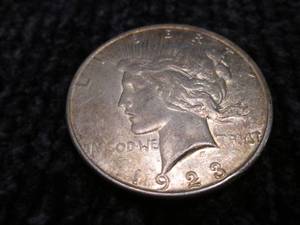 1923 S Peace Dollar...