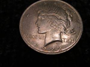 1922 Peace Dollar...