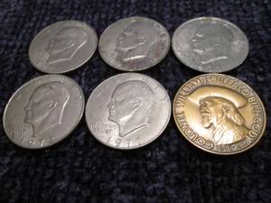 Eisenhower Dollars and commemorativ...