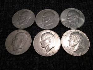Lot of Eisenhower Dollars...