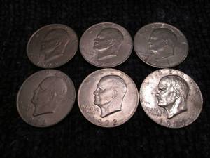 Lot of Eisenhower Dollars...