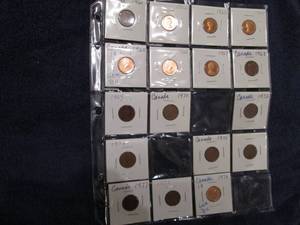 Canadian older coins, some graded...