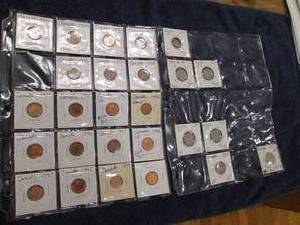 Canadian older coins, some graded...