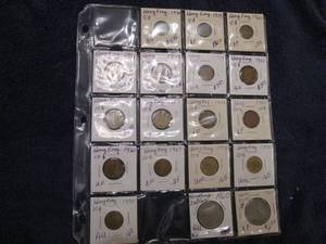 Asian coins, some graded...