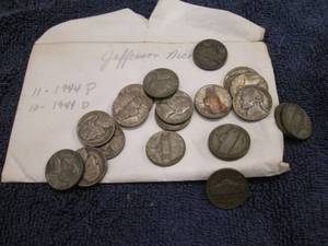 Jefferson nickels...