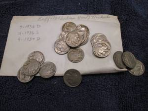 Buffalo nickels...