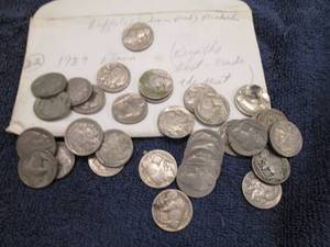 Buffalo nickels...