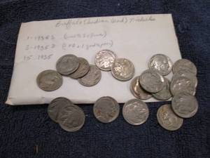 Buffalo nickels...