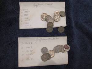 Jefferson nickels...