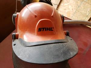 lot 10 image: Stihl Chainsaw Helmet and Bow Saw