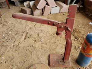 lot 20 image: Bottle Capper, Wood Pully, Propane Torch
