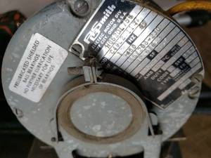 lot 44 image: 1 HP Electric Motor