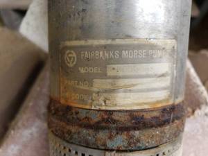 lot 58 image: Fairbanks Morse Well Pump
