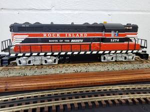 lot 41 image: Very Cool Lionel GP-7 Rock Island #1274 Locomotive