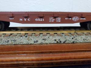 lot 56 image: Lionel New York Central NYC 6521 Flat Car