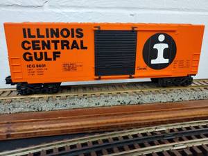 lot 70 image: Lionel Illinois Central High Cube 9601 Box Car