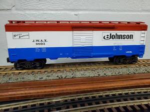 lot 93 image: Lionel North American Johnson Wax 9803 Box Car