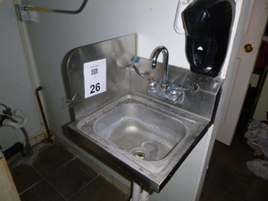 Wall Mounted Sink with Faucet