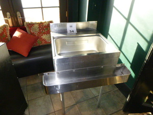 Bar Sink with Rail