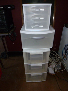 3 Plastic Storage Containers
