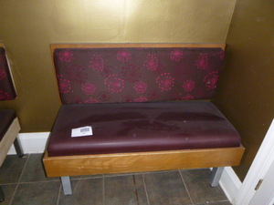 Waiting Area Bench with Back
