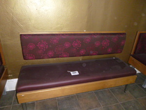 Waiting Area Bench with Back