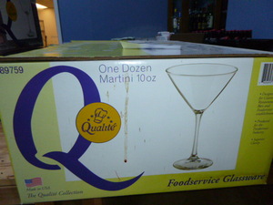 Dozen Martini Glasses
