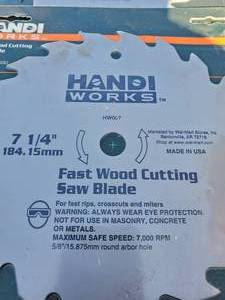 Handi Works Fast Wood Cutting Saw Blades