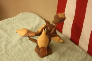 Bird carving