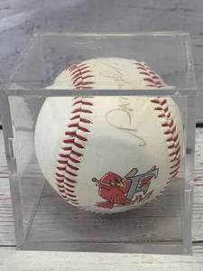 lot 16 image: FM Red Hawks Signed Baseball