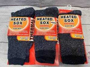 lot 24 image: New 3 Pair of Thermal Winter Socks