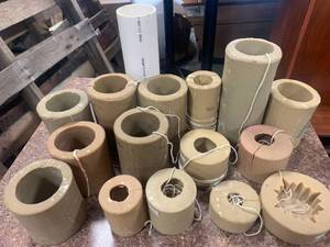 lot 65 image: Professional Silicone Candle Molds (some retail for $35 each)