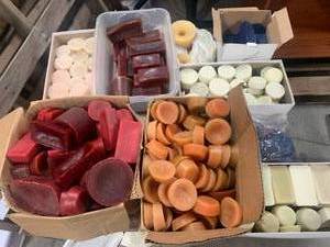 lot 69 image: Gigantic Lot of Candle Wax