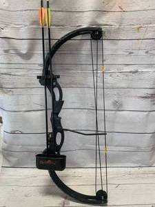 lot 95 image: High Five Compound Bow & Arrows