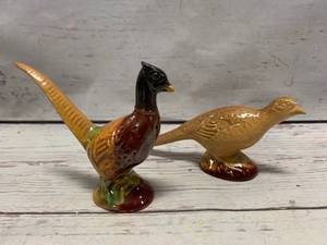 lot 110 image: Rosemeade Pheasant  Hen Salt & Pepper Shakers (no chips)